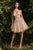 Strapless A-Line Short Dress 9243