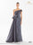 Tarik Ediz 98255 Asymmetrical Neckline With a Bow Millie Dress