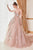 Dramatic V-Neckline Tulle  Blush Lilian  Andrea & Leo Couture A0893BSH