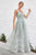 Sage evening dress