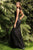 Feather and Glitter Bodice Evening Dress By Cinderella Divine CB087