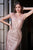 Feather and Glitter Bodice Evening Dress By Cinderella Divine CB087