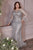 Fitted Long Sleeves Feathers Glitter Evening Dress Cinderella Divine CB090