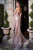 Strapless Glitter Mermaid Evening  Gown CB093