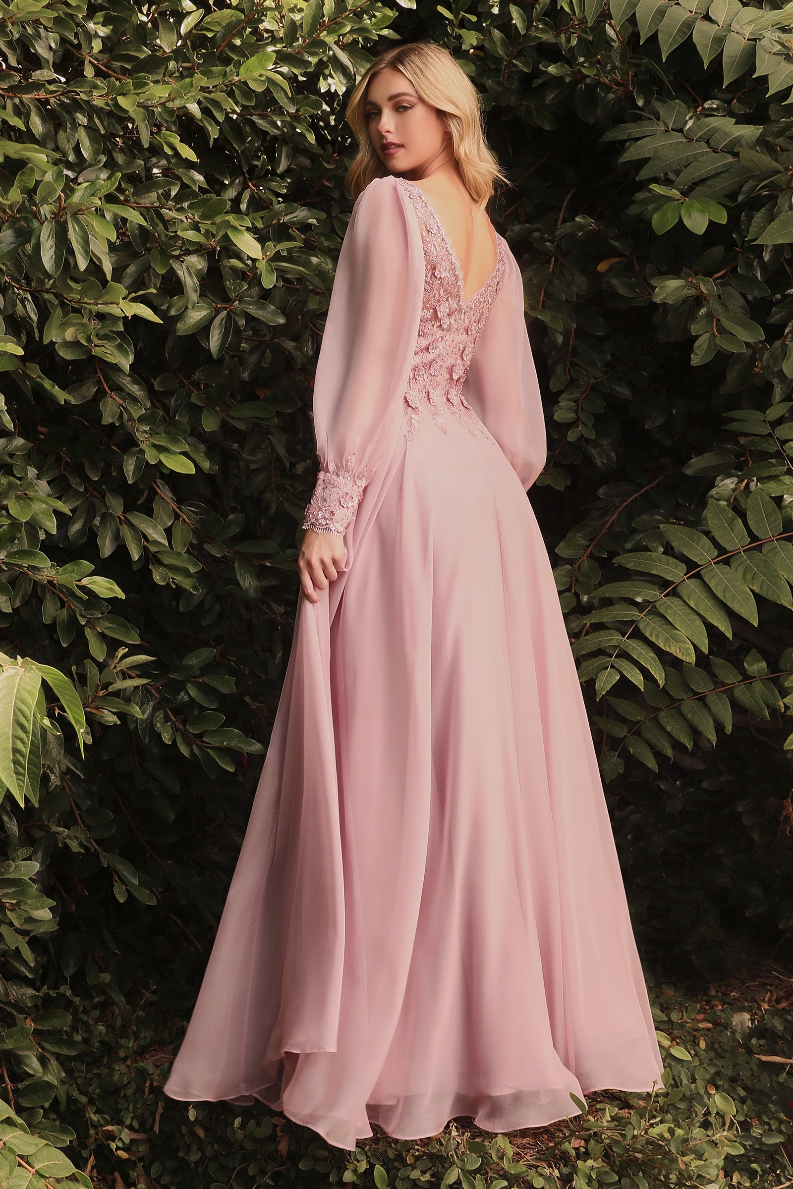 Classy Long Sleeves Chiffon Evening Dress CD0183 Sparkly Gowns Classy Long Sleeves Chiffon Evening Dress CD0183 Sparkly Gowns