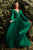 Long  Sleeves V- Neckline Chiffon Evening Dress CD0192