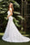 Strapless Lace  Mermaid Scalloped Train Wedding  Gown CD928