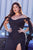 Plus sizes Black Evening Dress