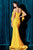 Stretch Luxe Jersey  Ruched Curves Evening Gown CD943C