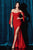 Affordable red evening dress