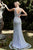 Mermaid with Beaded Long Evening Gown CD960