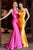 Satin Fitted One Shoulder Dress CH164