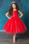 Satin Flower Bodice with Tulle Flower Girl Dress D-802
