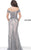 Short Sleeves Mother Of The Bride Long Gown By Jovani 02083