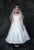 Lace  Tulle Illusion Neckline First Communion Flower Girl Dress