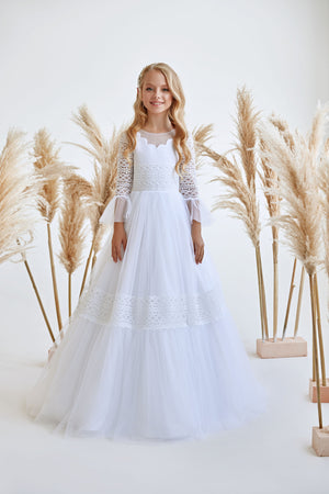 White Communion Dress