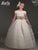 In Stock Size 11 Chiffon Short Sleeves Beige and Tan Spanish Communion Gown Marla H107