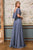 Chiffon Dress with  Capelet Long Gown Mother of the Bride Cinderella Divine HT101