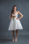 Knee-lenght wedding dress