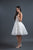 Spaghetti Straps Corset Knee-Length A-line Petite Wedding Dress Fiona