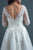 In Stock Size 6 Long Sleeves V-Neckline Knee Length Wedding Dress #4