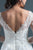 In Stock Size 6 Long Sleeves V-Neckline Knee Length Wedding Dress #4