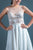 In Stock Size 8 Flowers Appliques Nude Mesh Chiffon Knee Length Wedding Dress JA9643