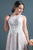 Sophisticated Midi-Length A-line Cappuccino Wedding Dress X27 In stock Size 6