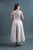 Sophisticated Midi-Length A-line Cappuccino Wedding Dress X27 In stock Size 6