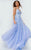 Plunging neckline Sequin Embellished Prom Gown By Jovani JVN07252