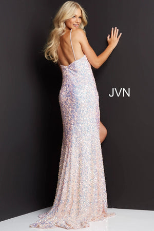 Jovani JVN07590 Sequin Fitting Silhouette Prom Dress