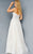 Strapless Sequin Embellishment Long Tulle Gown By Jovani 08417