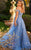 Off the Shoulder Floral Appliques Prom Gown By Jovani 23698