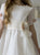 Scalloped neckline Classic and Romantic Spanish Communion Gown Marla K180
