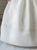 In Stock Size 8 Elegant  French Sleeves Beige Stripes  Spanish Communion Gown Marla K199