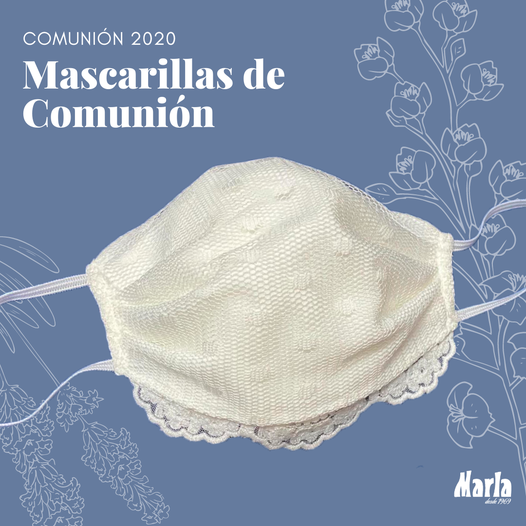 COMMUNION FACE MASK USA MATCHING MARLA GOWNS