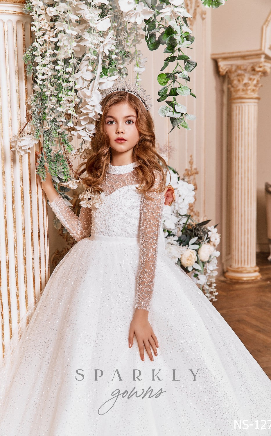 Champagne Pretty Communion Dresses Ball Gown First Communion Dress 21127 Pre-Order +50$ 11 Years Ivory Champagne Pretty Communion Dresses Ball Gown First Communion Dress 21127 Pre-Order +50$ 11 Years Ivory