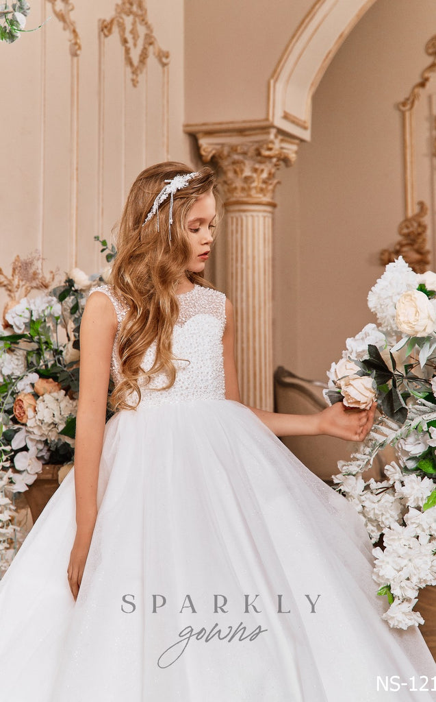 Ball Gown First Communion Dress 21121 Pre-order 9 years / Ivory Ball Gown First Communion Dress 21121 Pre-order 9 years / Ivory
