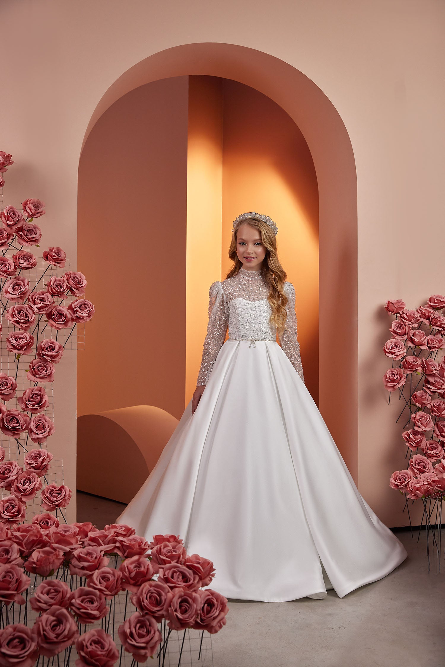 ceremony dress sequin ADYCE Off-Shoulder Elegant Slit Sequin Cocktail Party Evening Ball Gown With Long Satin Ribbon, White