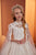 V-Neckline First Communion Flower Girl Gown PR124