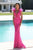 Portia & Scarlett Sleeveless Feather Embellishment Prom Gown PS1986