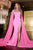 Portia & Scarlett PS23160 Jewel Off the Shoulder Cape Sleeves Gown