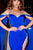 Portia & Scarlett Jewel Off the Shoulder Cape Sleeves Gown PS23160