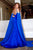 Portia & Scarlett Jewel Off the Shoulder Cape Sleeves Gown PS23160