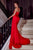 Portia & Scarlett One Off the Shoulder Long Sleeve Evening Gown PS23368