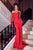 Portia & Scarlett One Off the Shoulder Long Sleeve Evening Gown PS23368