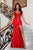 Portia & Scarlett Gathered Beaded Embellishment Prom Gown PS23601