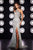 Portia & Scarlett Halter Neckline Feather Embellishment Gown PS23970