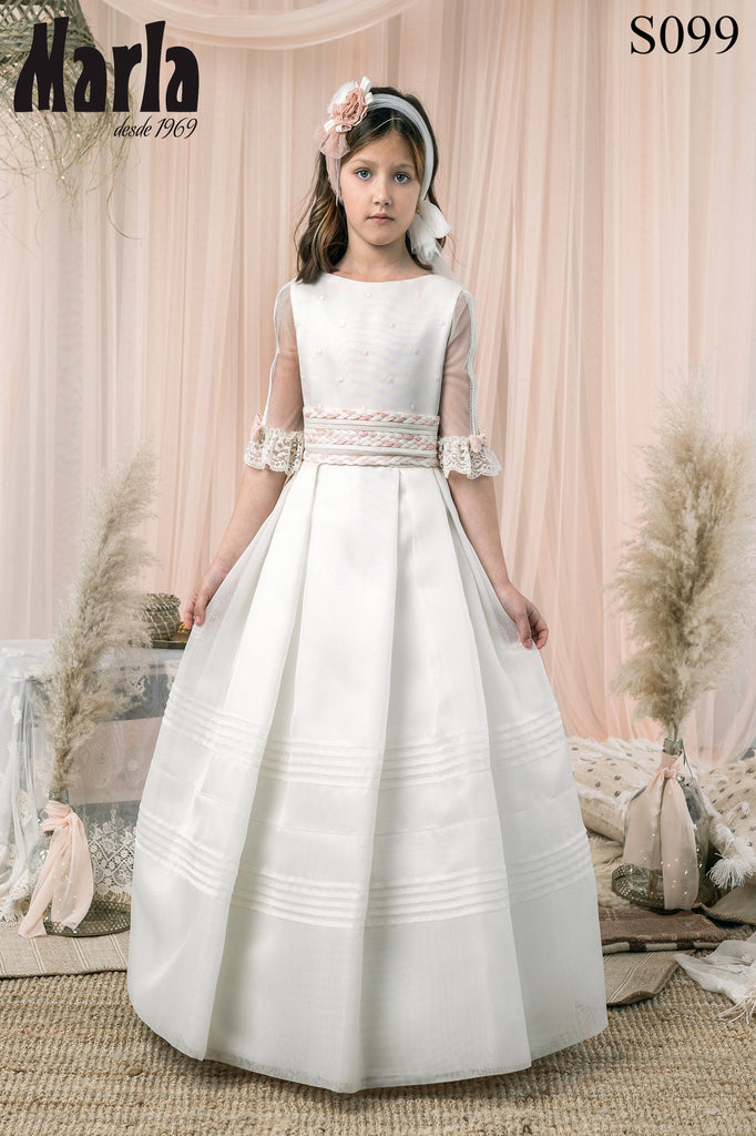 Spanish Communion Gown Marla S099 – Sparkly Gowns