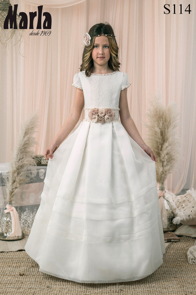 Spanish Communion Gown Marla S114 – Sparkly Gowns